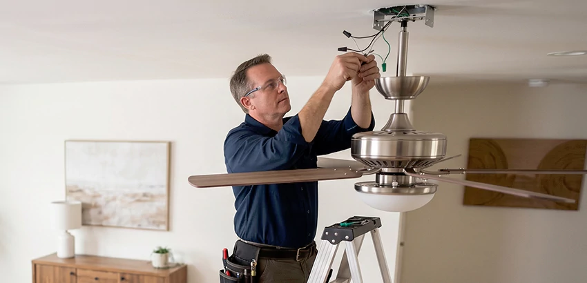 Ceiling Fan Light and Switch Repair in Murfreesboro